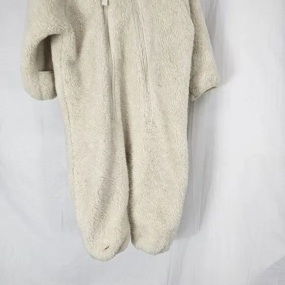L.l. Bean Ivory Pram Snow Suit Baby Infant Size 6-12M - Picture 3 of 8